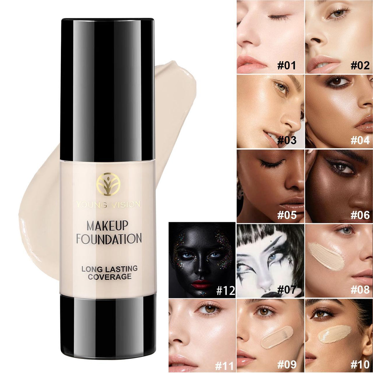 Matte Oil-Control Waterproof Liquid Foundation