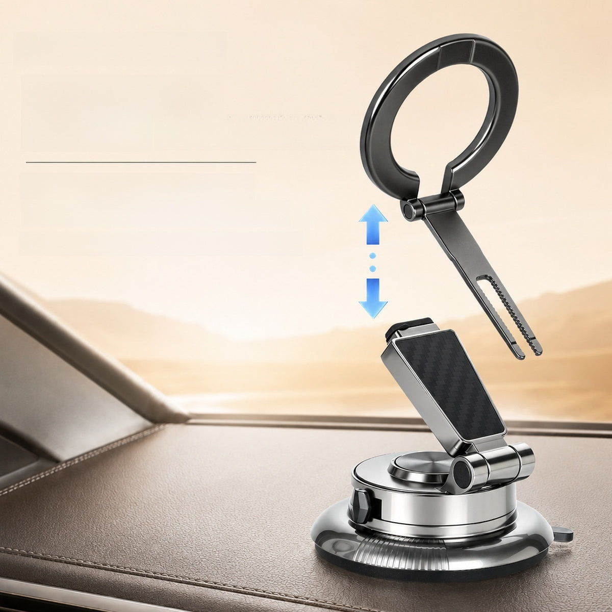 Split car phone holder