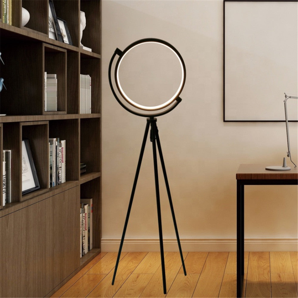 Modern LED Corner Floor Lamp with Foot Switch