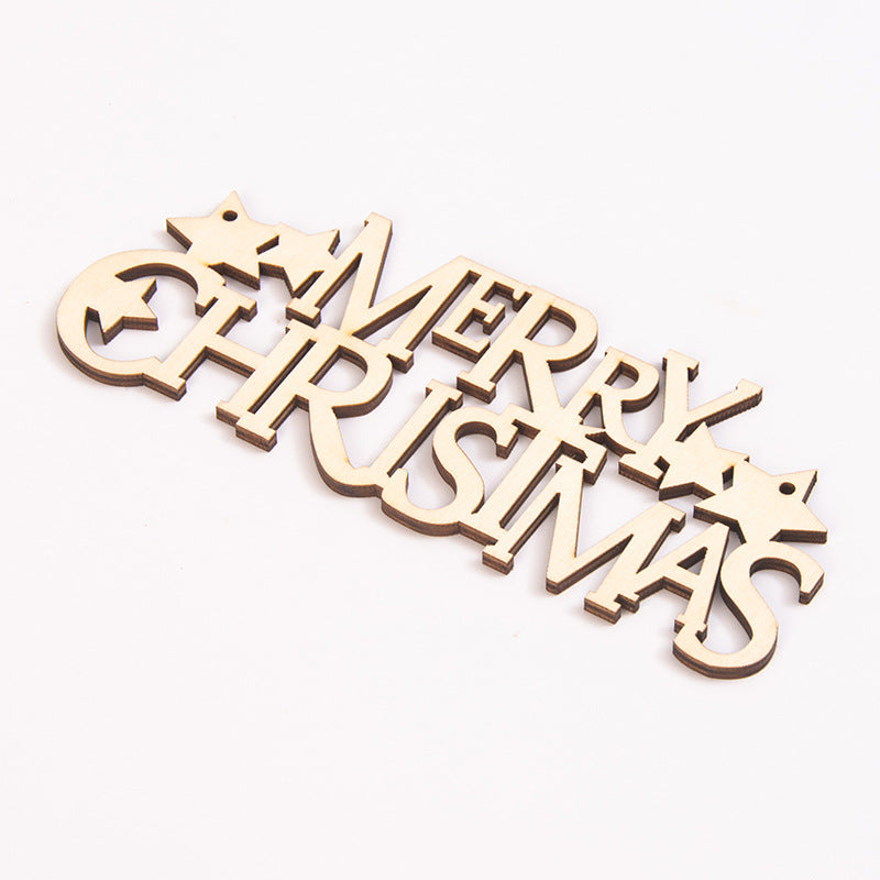 Wooden Christmas Hanging Ornament