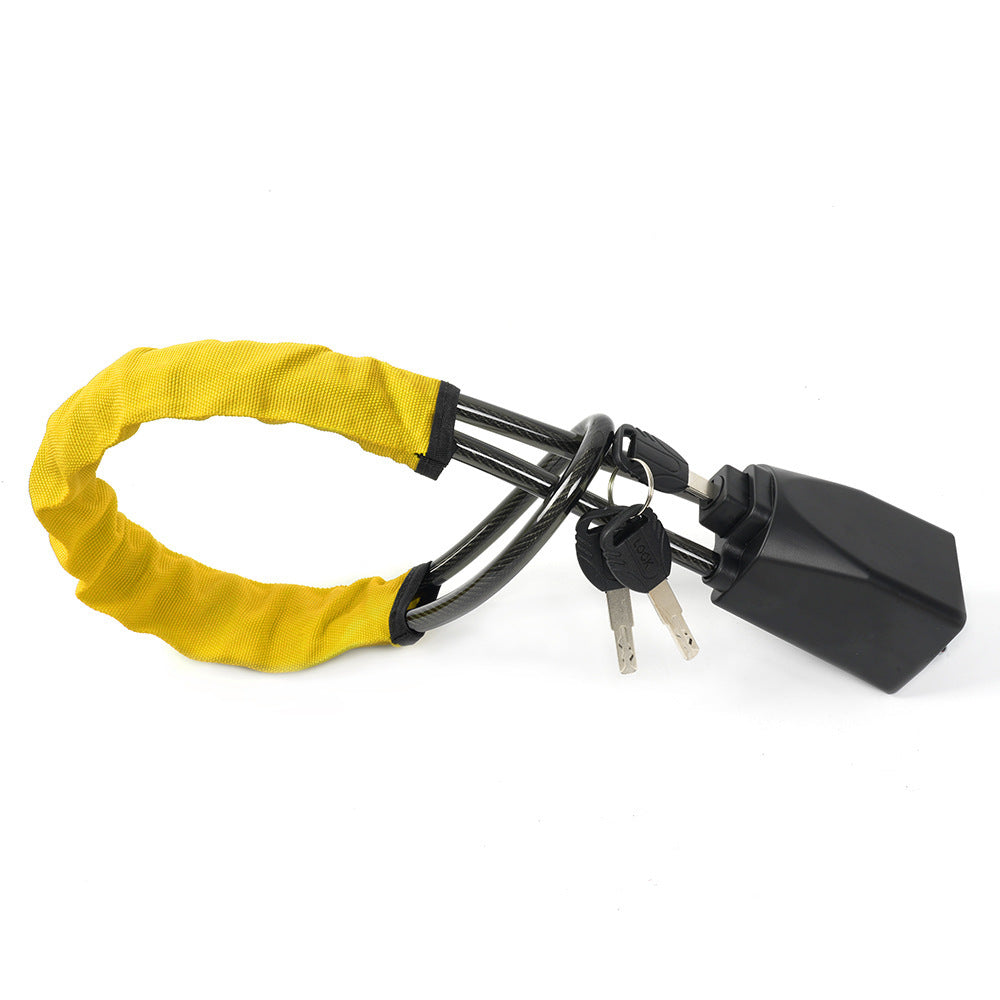 Universal Retractable Car Steering Wheel Anti-Theft Lock