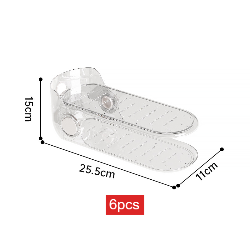 Adjustable shoe rack