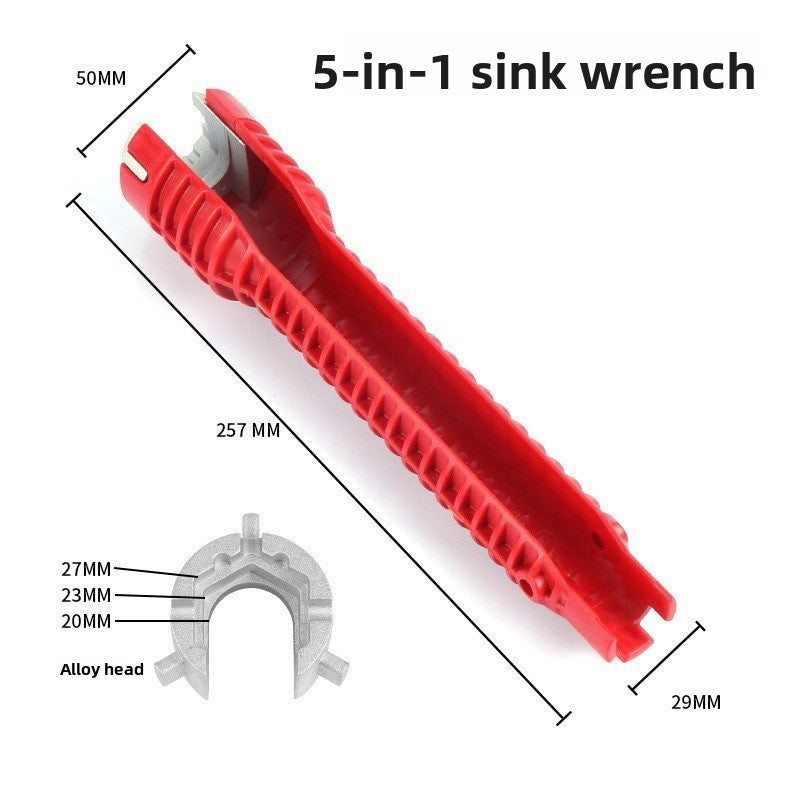 Eight-in-One Faucet Bathroom Disassembly Special Artifact Water Pipe Looser