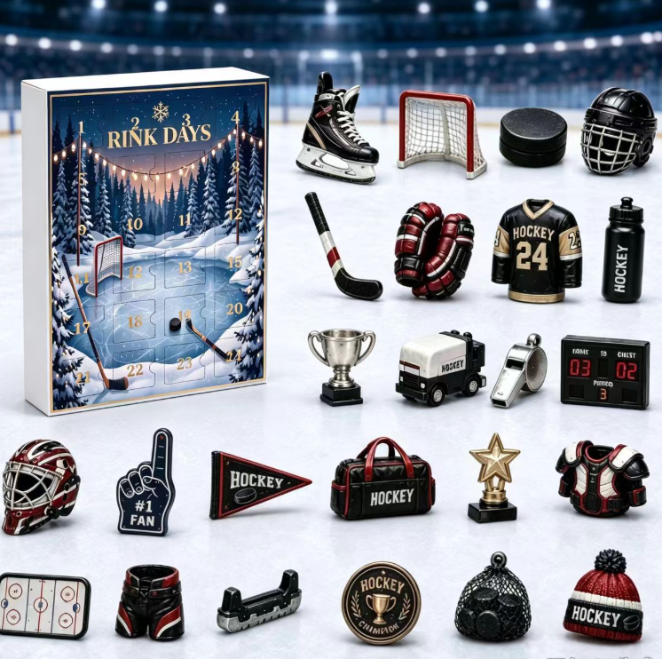 2026 Sports Advent Calendar 24-Day Countdown Toys for Kids