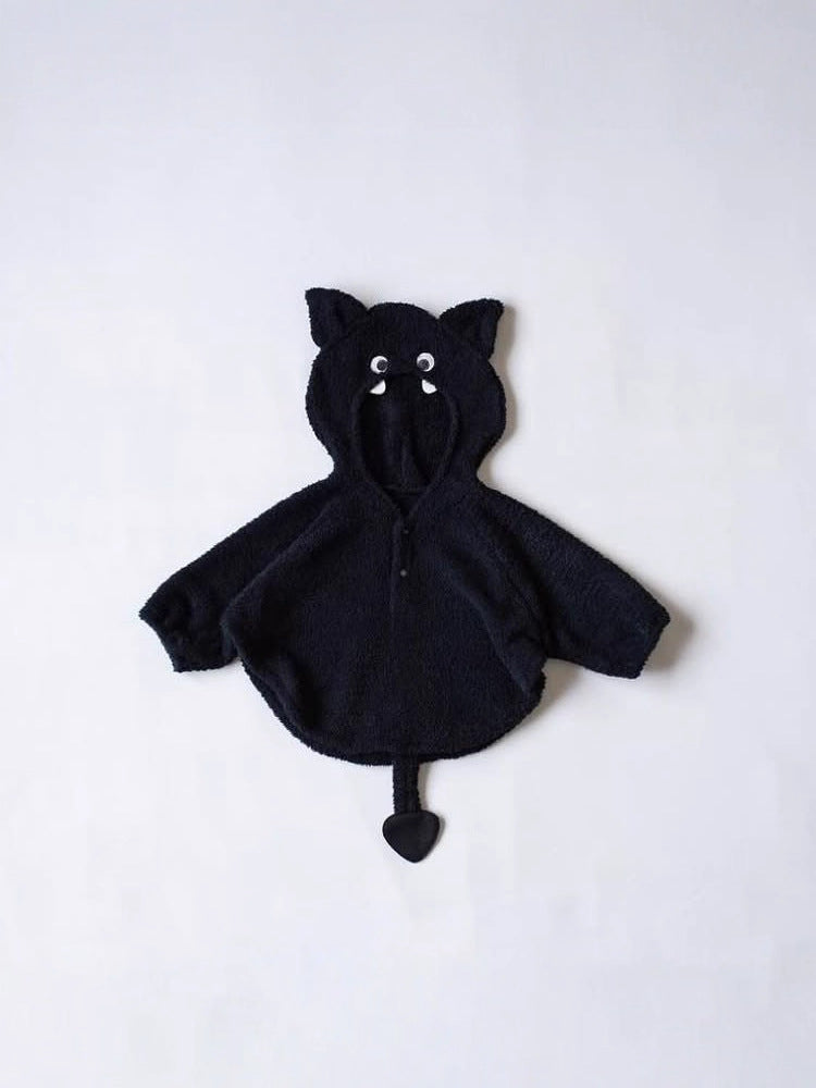 Childrens Halloween Plush Hooded Sweatshirt