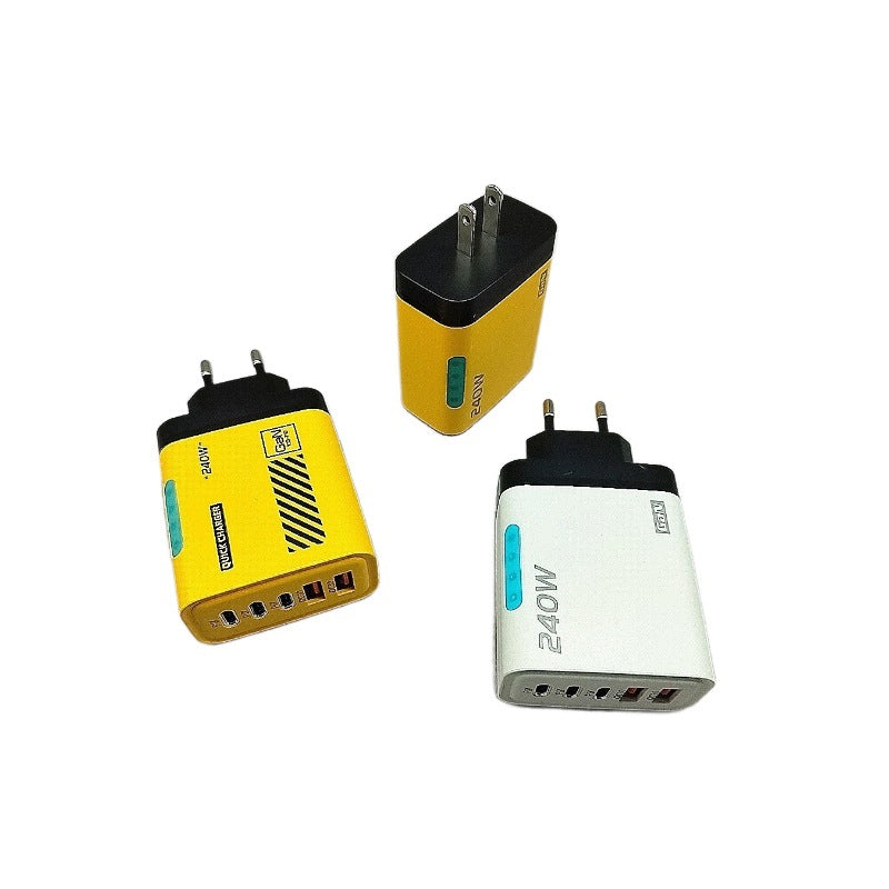 240W Fast Charger with 3 PD and Dual USB Ports