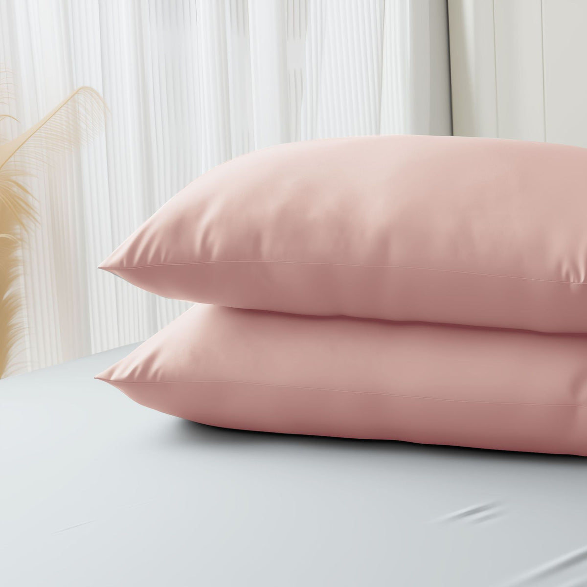 Bamboo fiber pillowcase cold solid color pillowcase