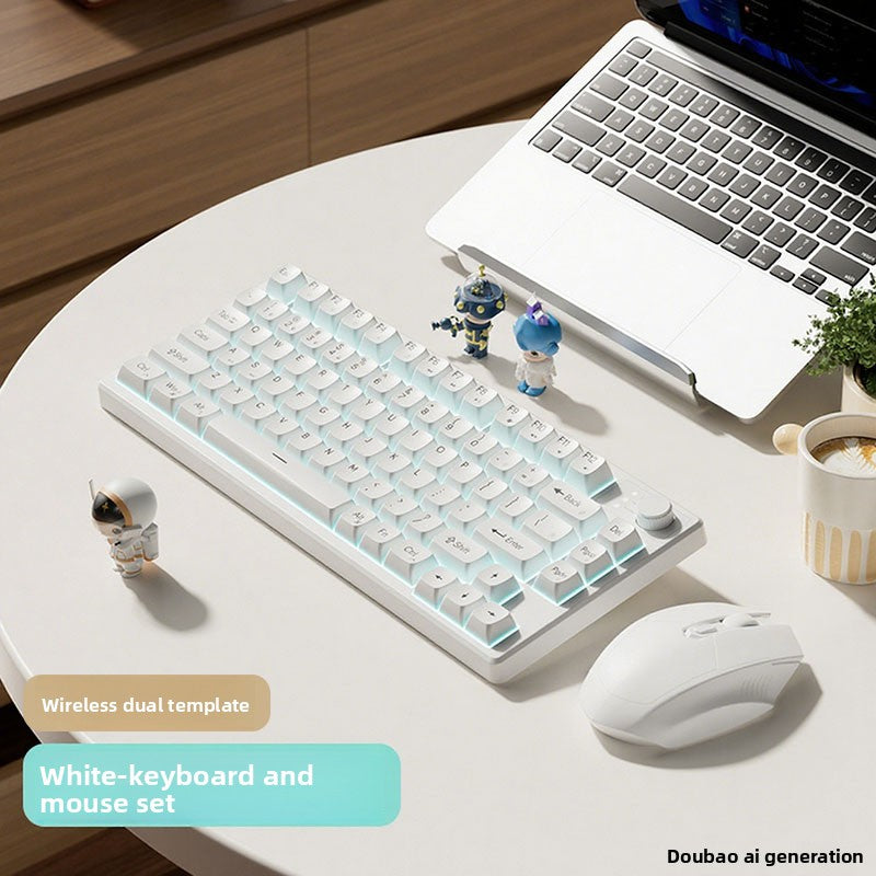 Mechanical Feel Silent Keyboard and Mouse Combo
