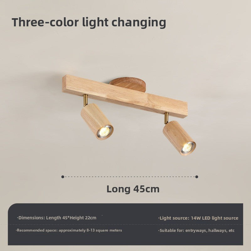 Wood Surface Mounted Track Lighting