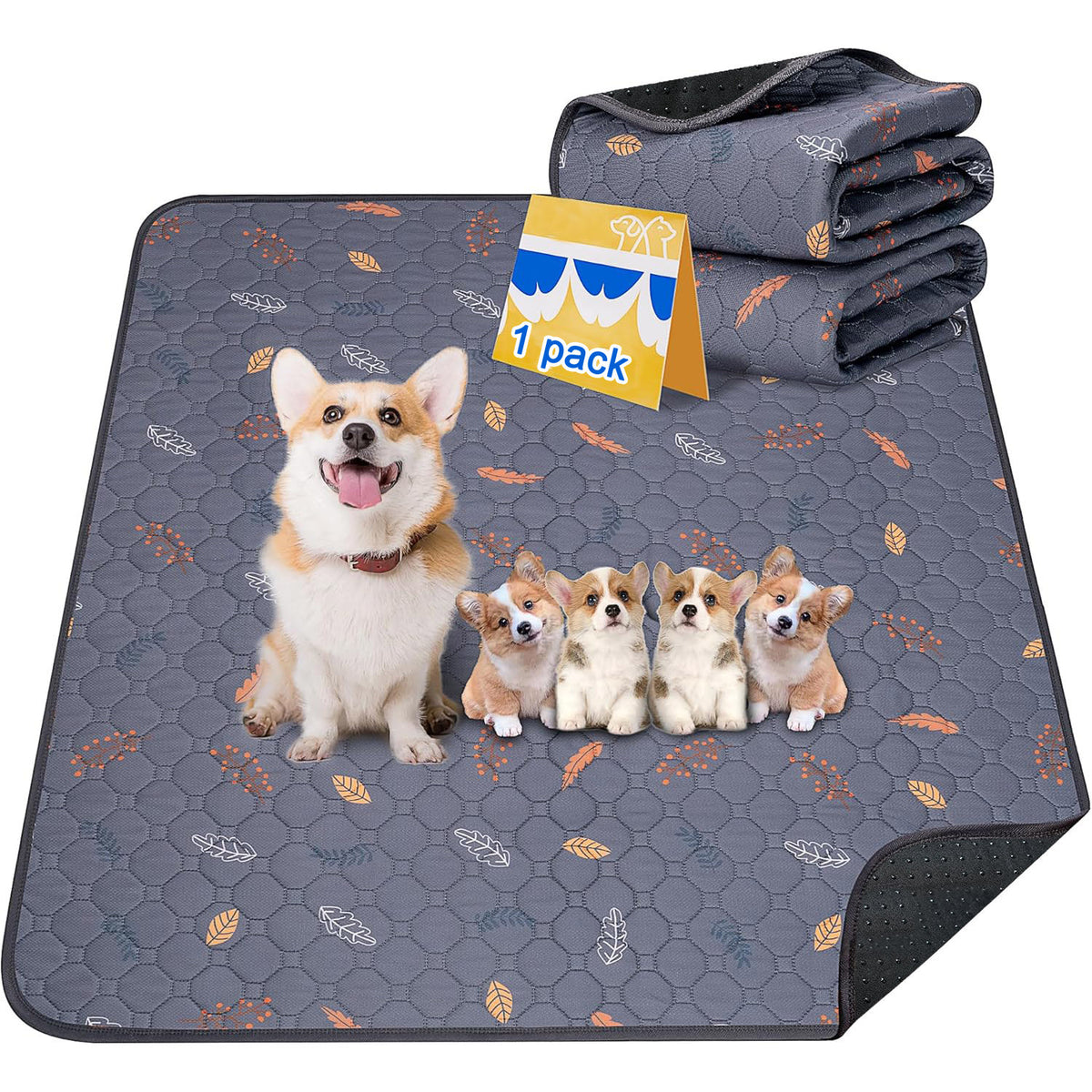 Printed Mesh Breathable Quick-Dry Pet Diaper Pads