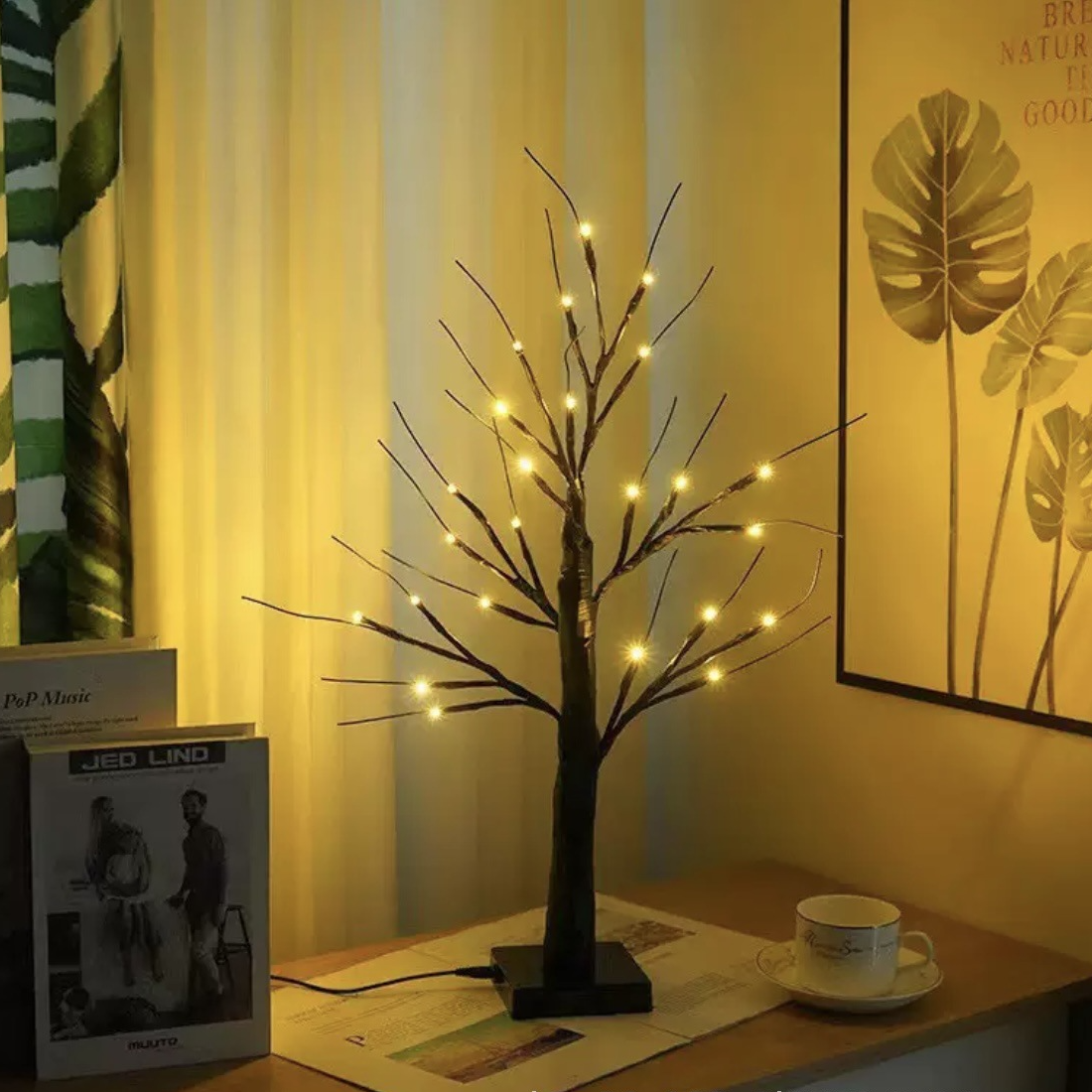 Horror Theme LED Christmas Tree with Multicolor Lights