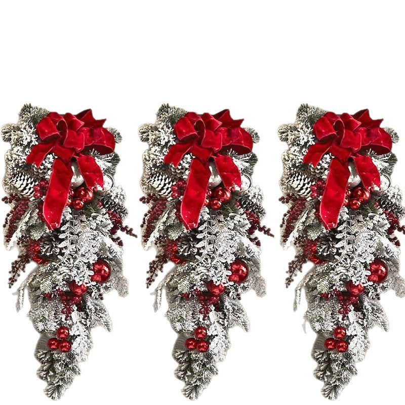 Christmas Flocking Garland Set