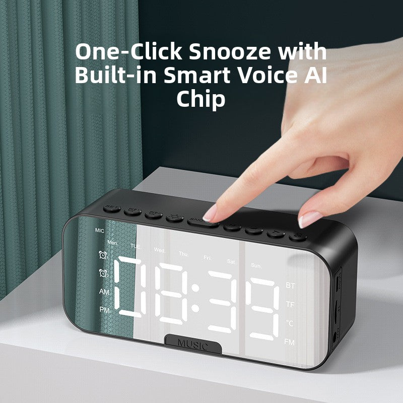 Bluetooth AI intelligent voice multi-functional audio alarm clock