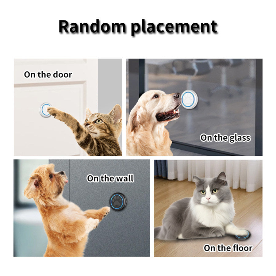 Waterproof pet touch wireless doorbell color