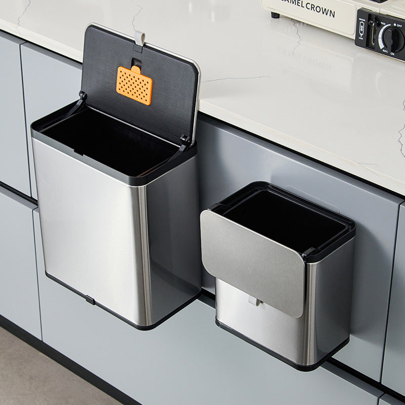 Stainless Steel Touch Sensitive Trash Can