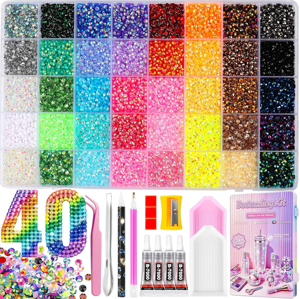 Resin Rhinestone Set