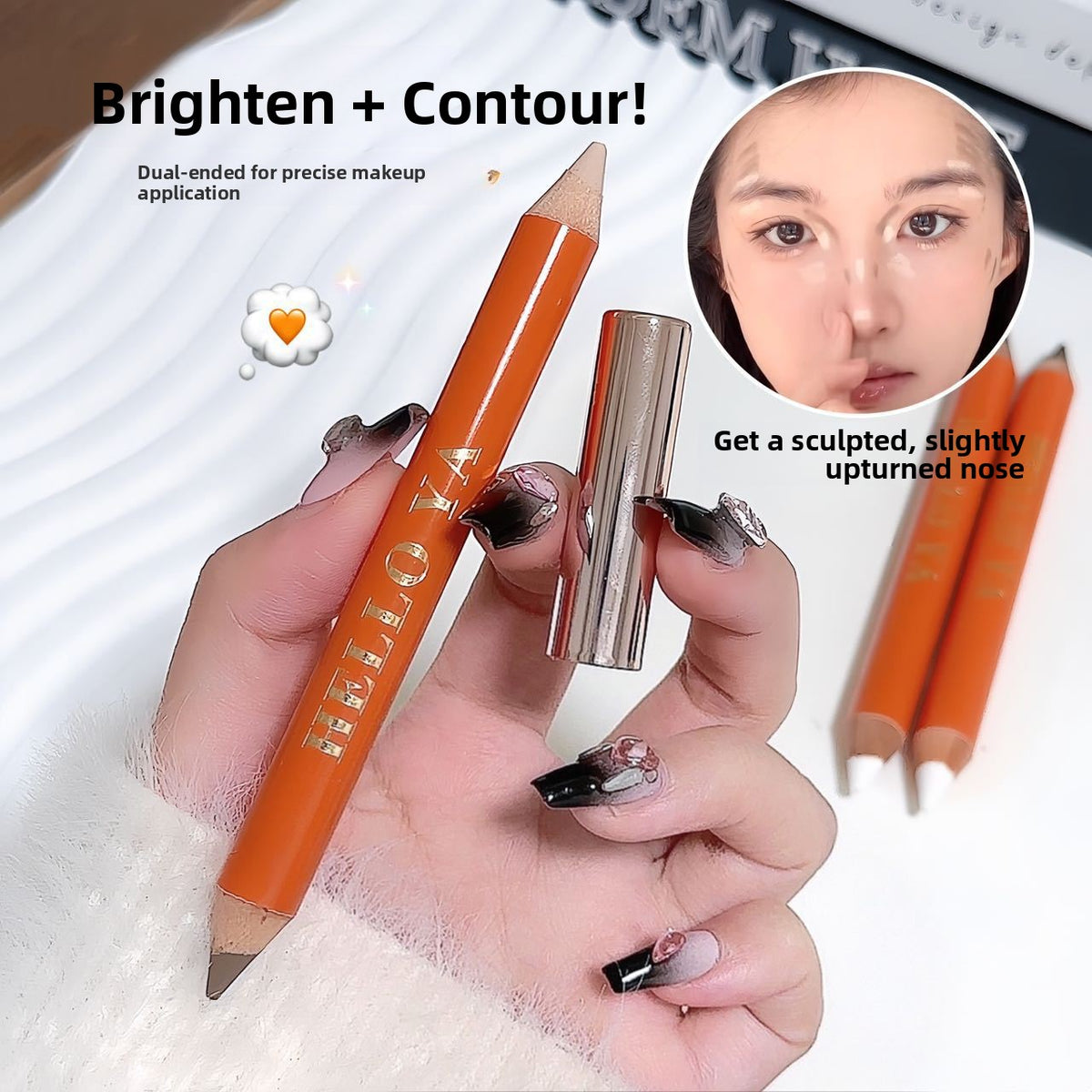 Double Ended Contouring Highlighter Pen