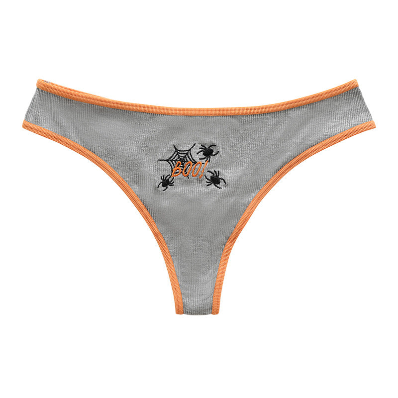 Halloween pumpkin thong