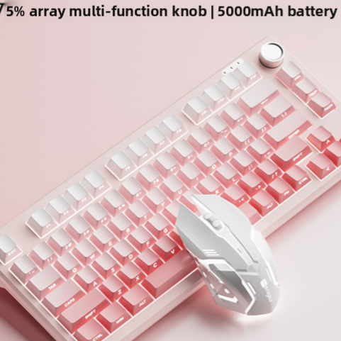 Compact mechanical tactile wired keyboard