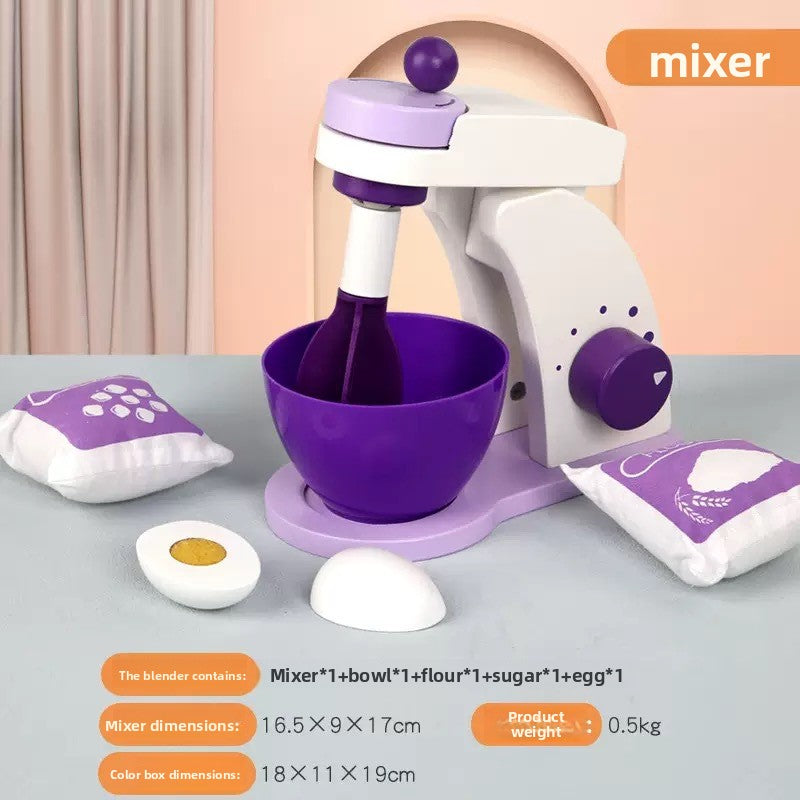 Wooden Kids Pretend Play Kitchen Set
