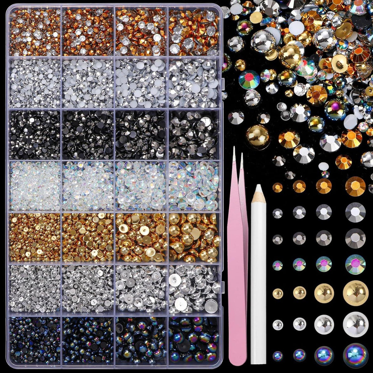 Resin Rhinestone Set