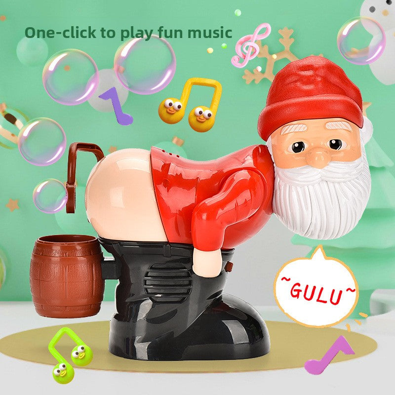 Electric Santa Bubble Machine