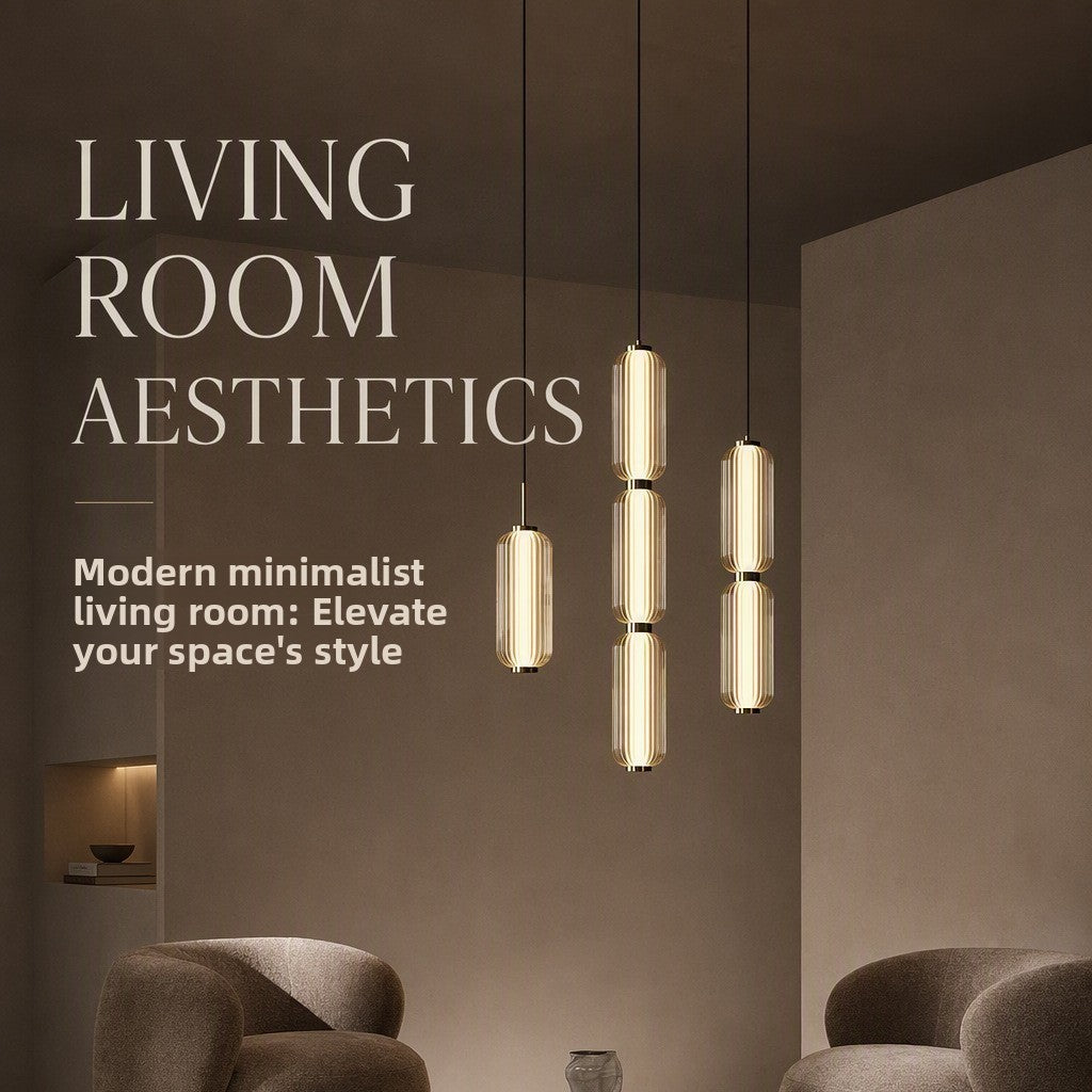 Designer Linear Glass Chandelier
