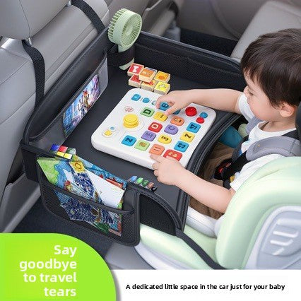 Car Seat Organizer with Table and Storage Bag