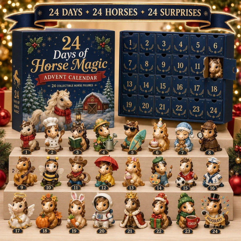 24 Days Christmas Duck Magic Advent Calendar with Animal Blind Boxes