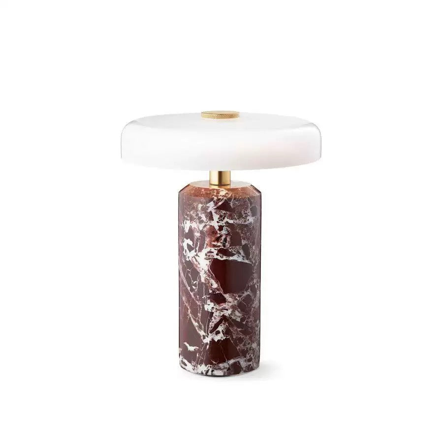 Portable Rechargeable Marble Table Lamp with Touch Control