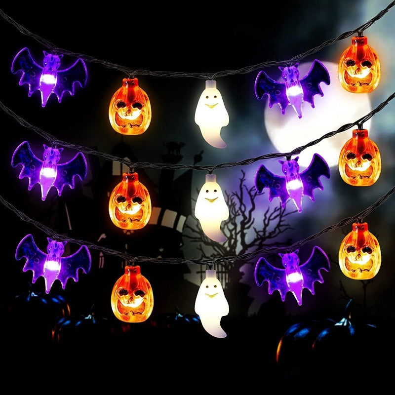 Pumpkin Ghost Bat Light