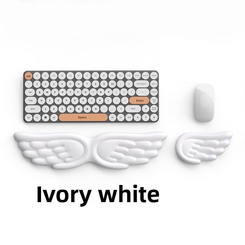 Creative Angel Wings Silicone Keyboard Wrist Rest Ergonomic Office Non-Slip Wrist Support