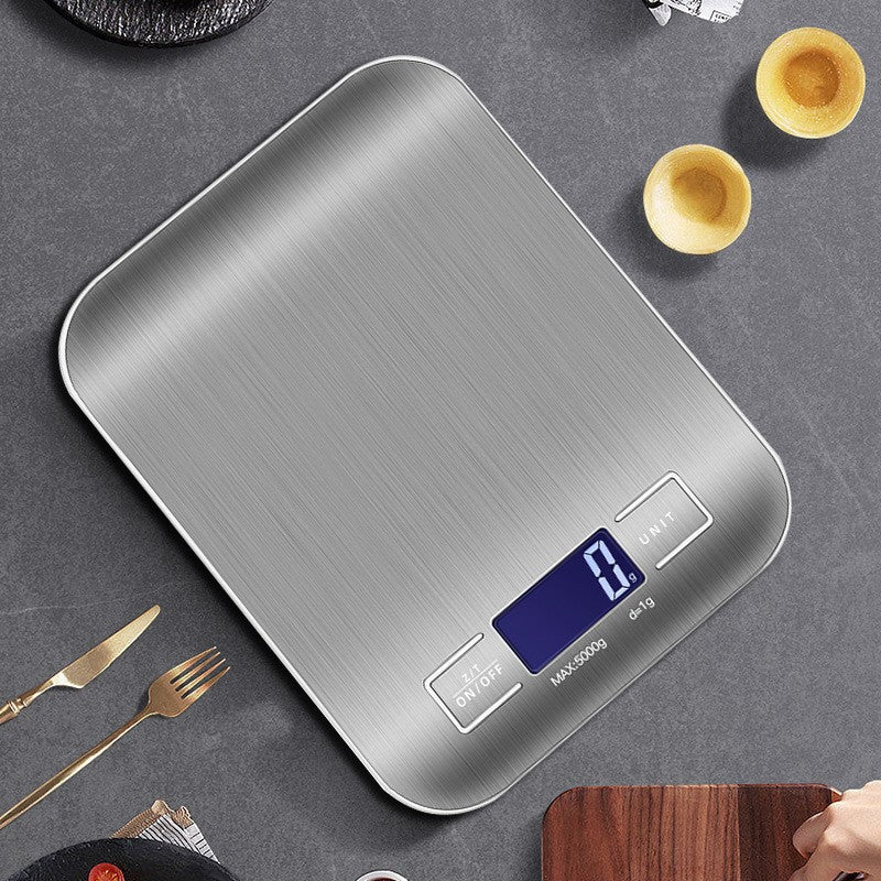 Digital Kitchen Scale Stainless Steel Food Weighing Scale