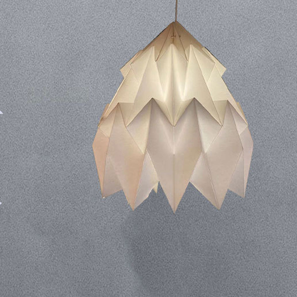 Foldable Paper Pendant Lamp Shade Creative Home Lighting