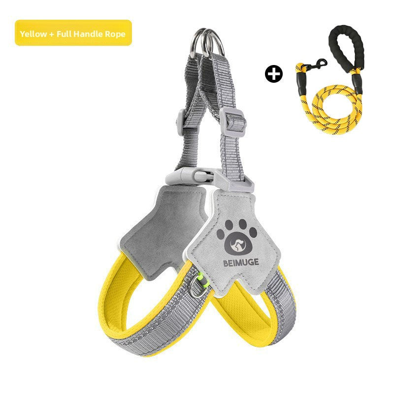 Adjustable Reflective Dog Harness with Anti-Escape Design