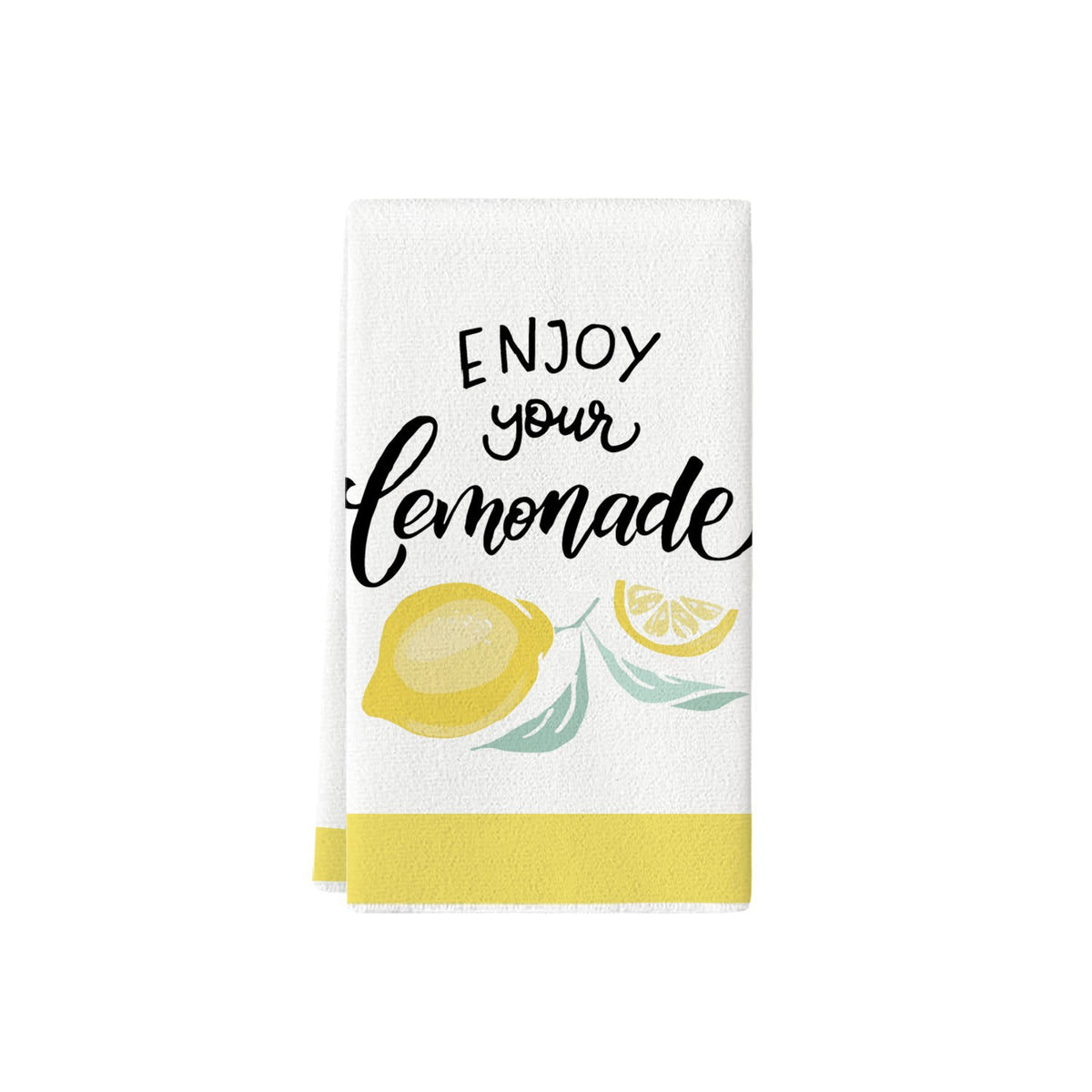 Lemon Print Microfiber Kitchen Towel