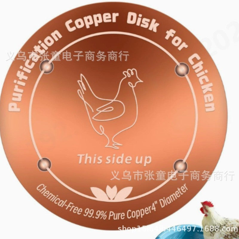 Copper Bird Bath Disc Cleaner
