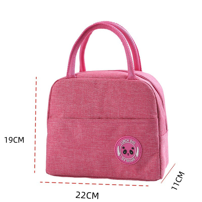 Large-capacity insulated folding lunch bag