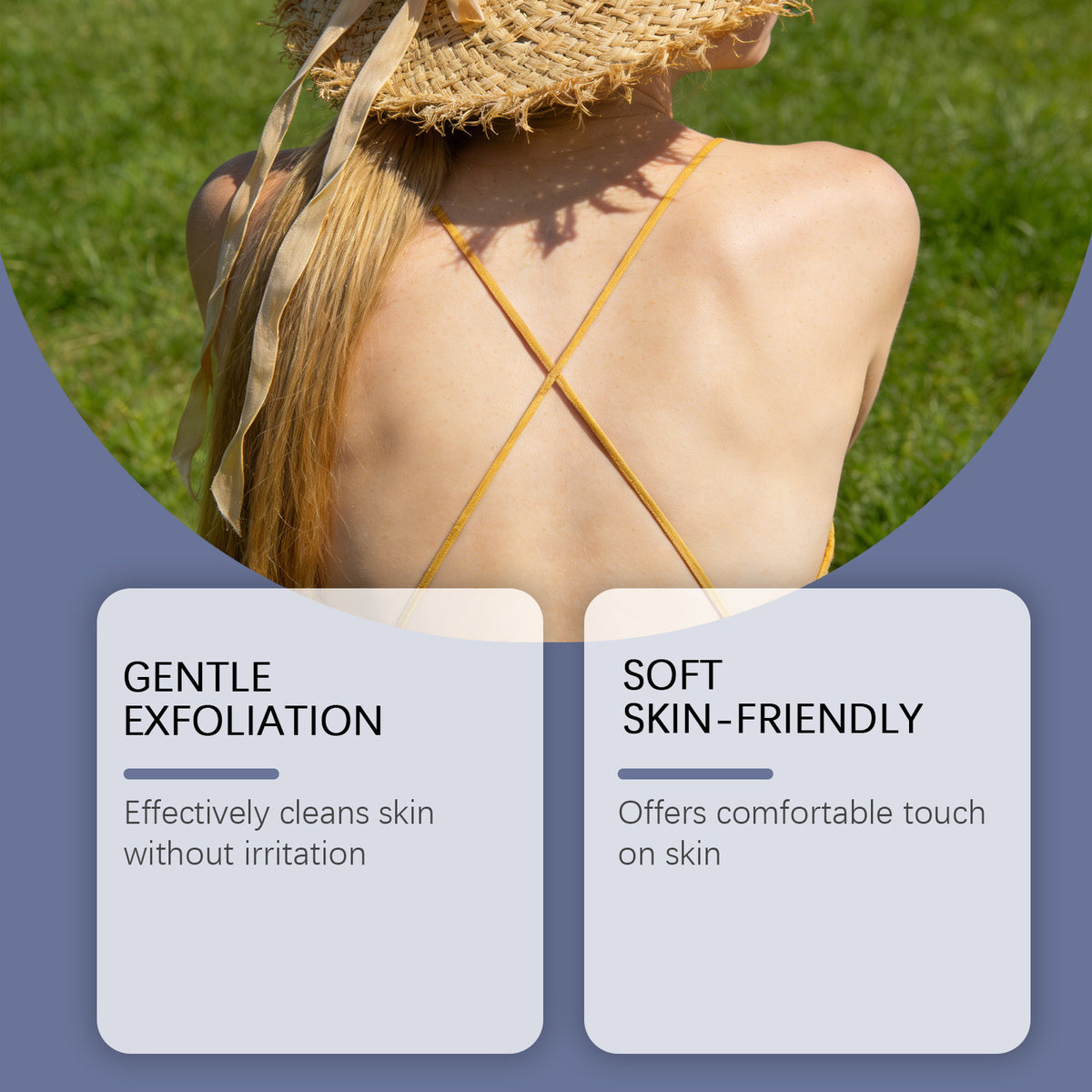 Exfoliating Face and Body Scrub Washcloth