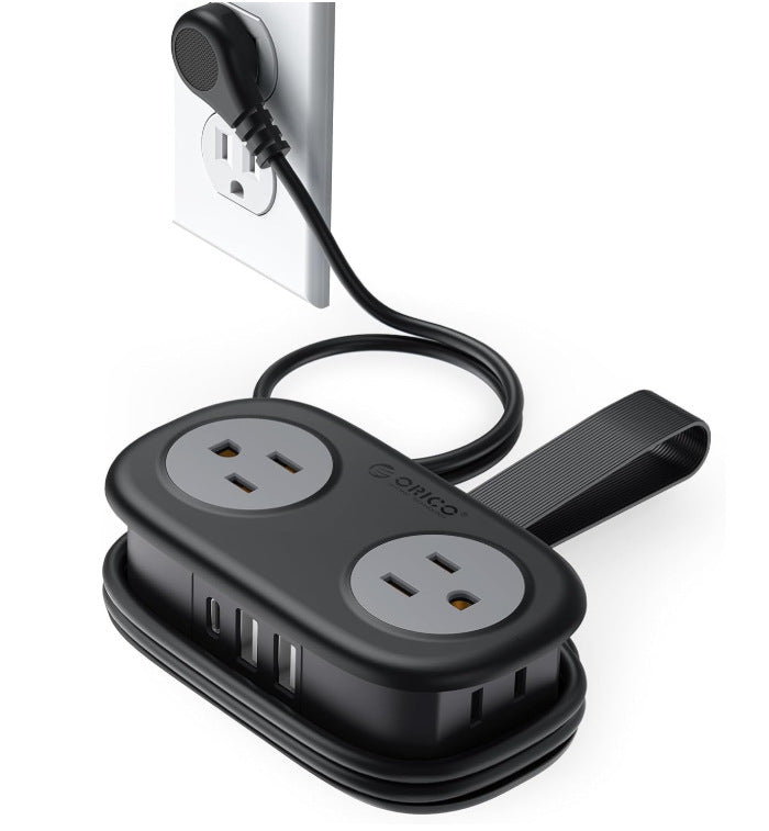 USB Power Strip with Multi-Port Charging