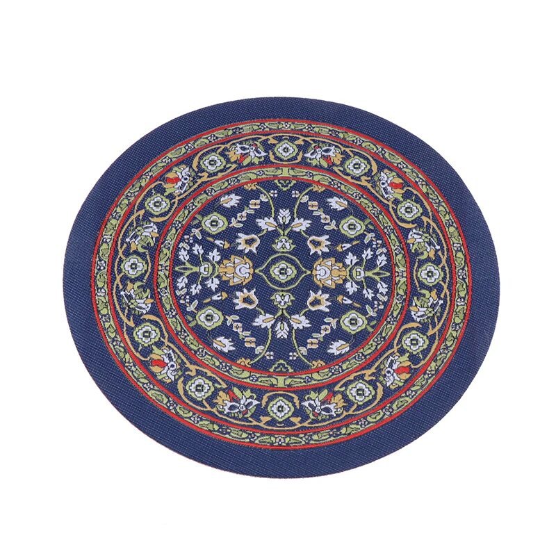 Scale Mini Dollhouse Round Rug
