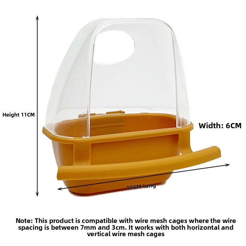 Hangable Splash-Proof Bird Feeder