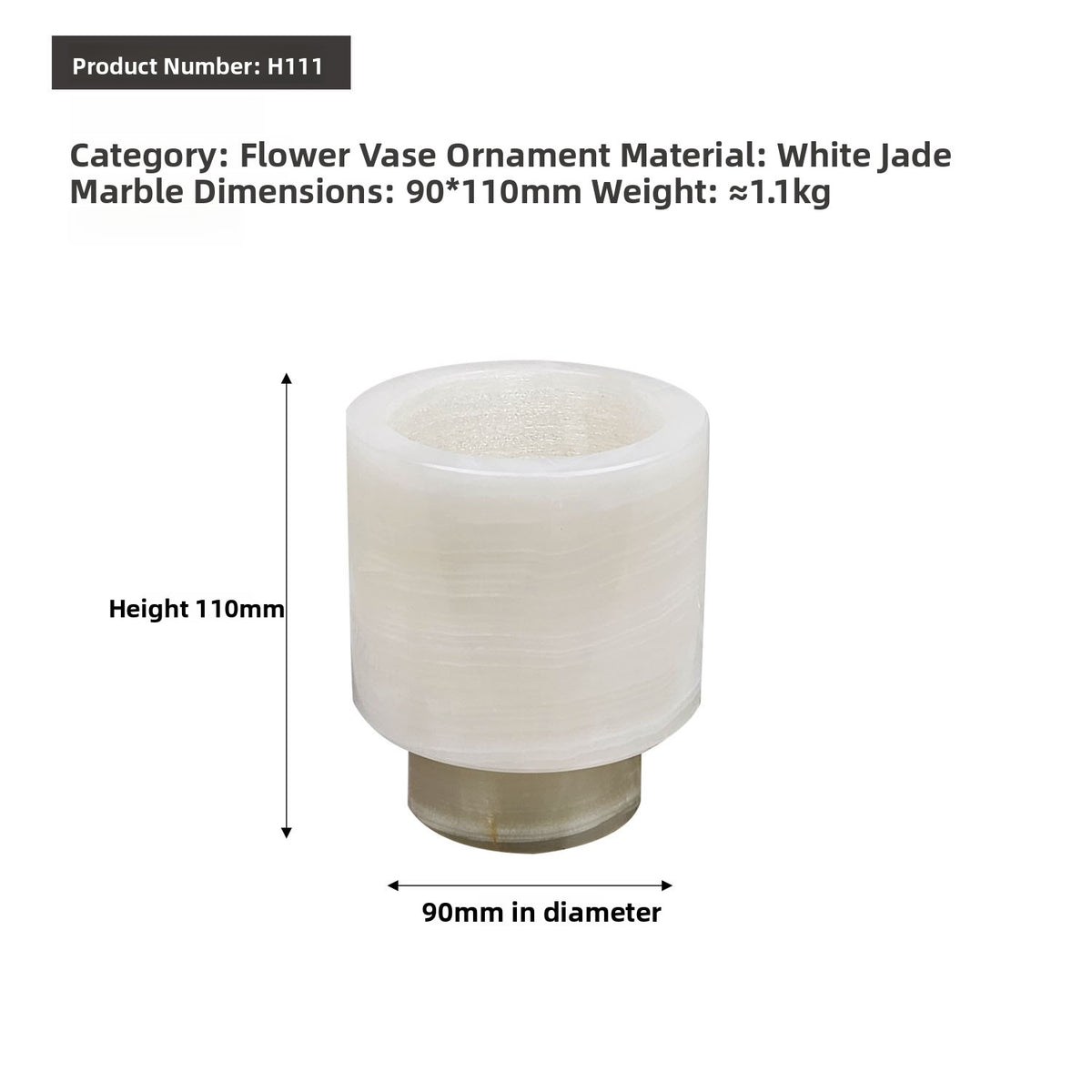 Modern Minimalist Stone Flower Vase