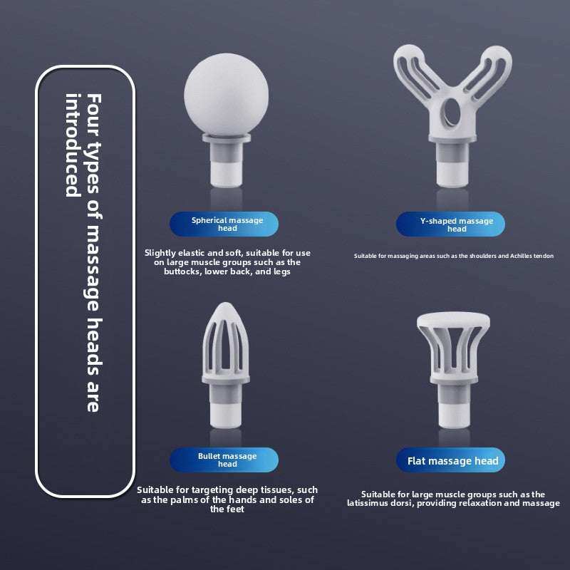 Long Handle Detachable Electric Muscle Massager