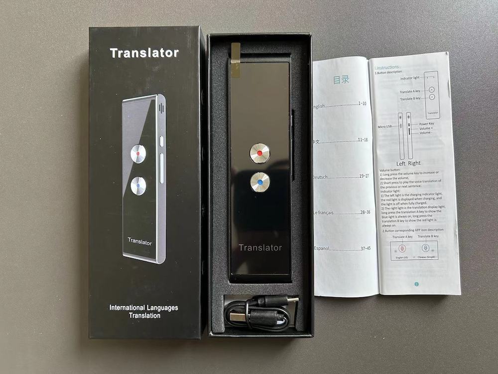 T8 Multilingual Bluetooth Voice Translator Pen
