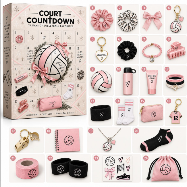 Christmas Countdown Calendar Blind Box Decoration Set