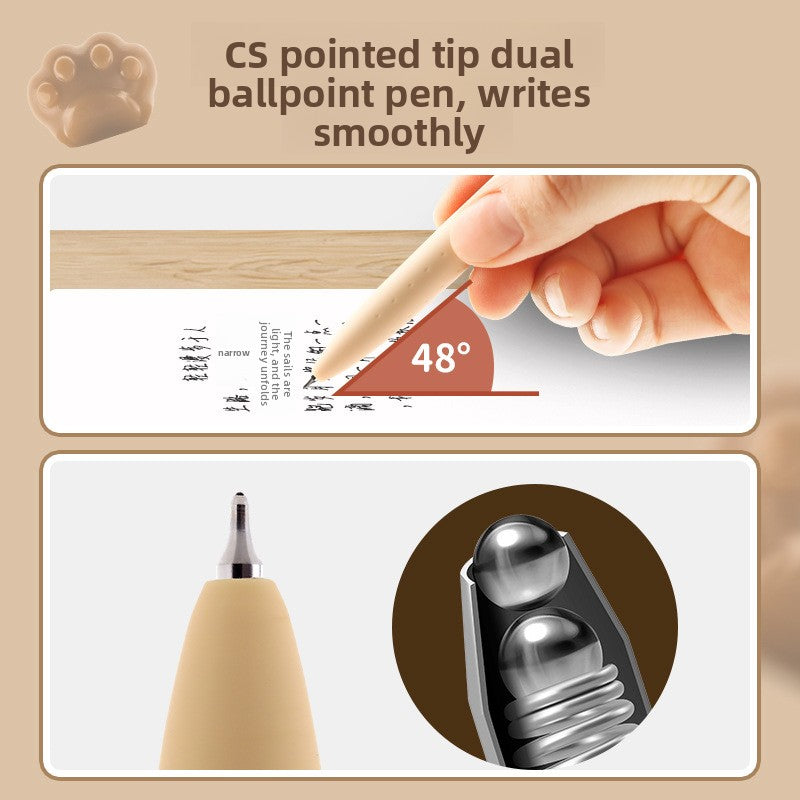 Cat Paw Rotating Quick-Dry Gel Pen 0.5mm