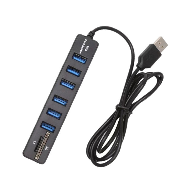 USB 2.0 Hub with SD/TF Card Reader