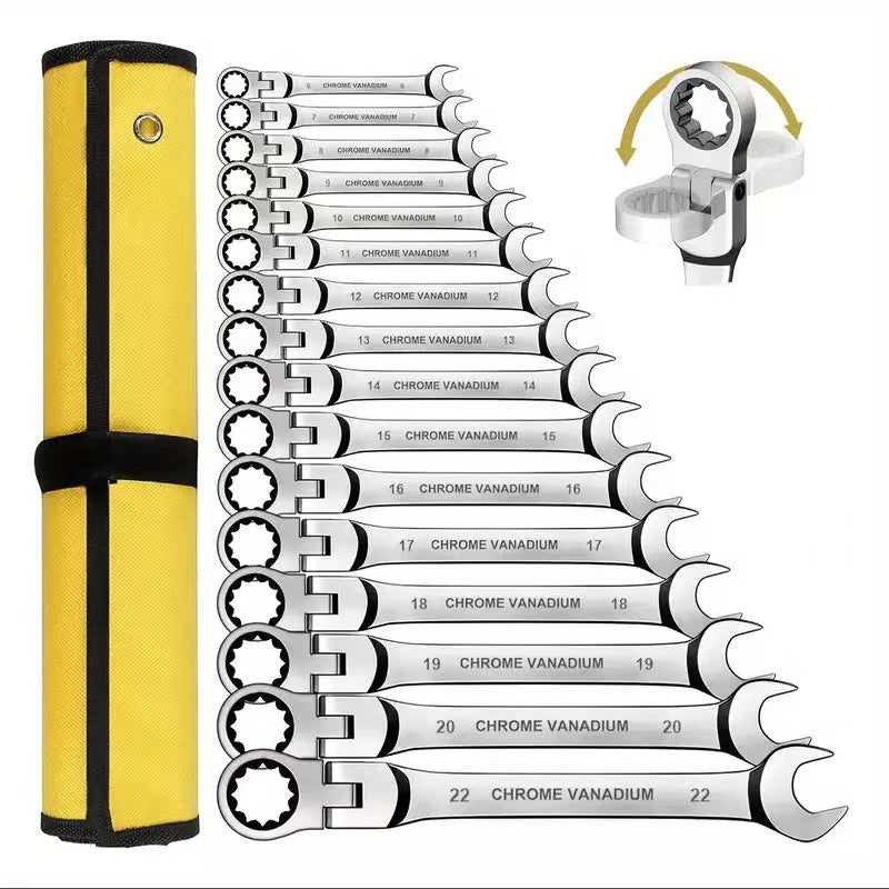Plastic box dual-purpose ratchet wrench