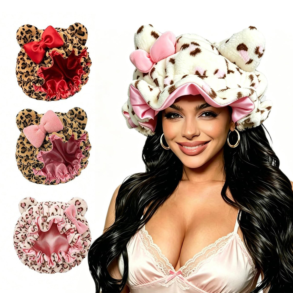 Adjustable Velvet Cat Ear Headband